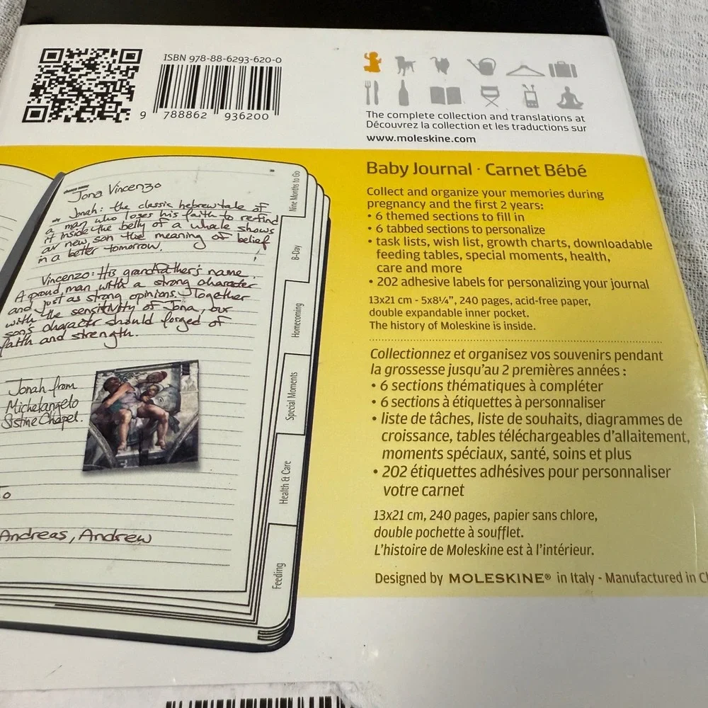 Moleskine Passions Baby‎ Journal Carnet Bébé — Sealed — 5x8.25